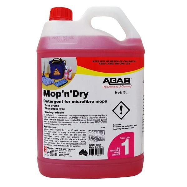 Agar | Mop N Dry 5Lt | Crystalwhite Cleaning Supplies Melbourne