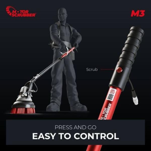 MotorScrubber | M3 Easy to Control Press and Go | Crystalwhite Cleaning Supplies Melbourne