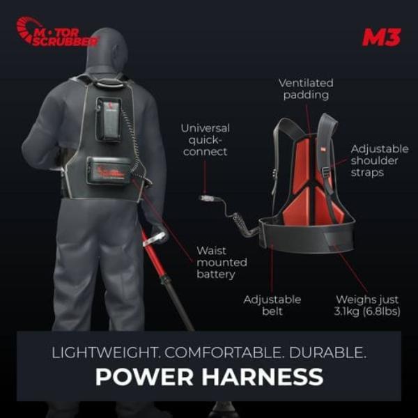 MotorScrubber | M3 Power Harness | Crystalwhite Cleaning Supplies Melbourne