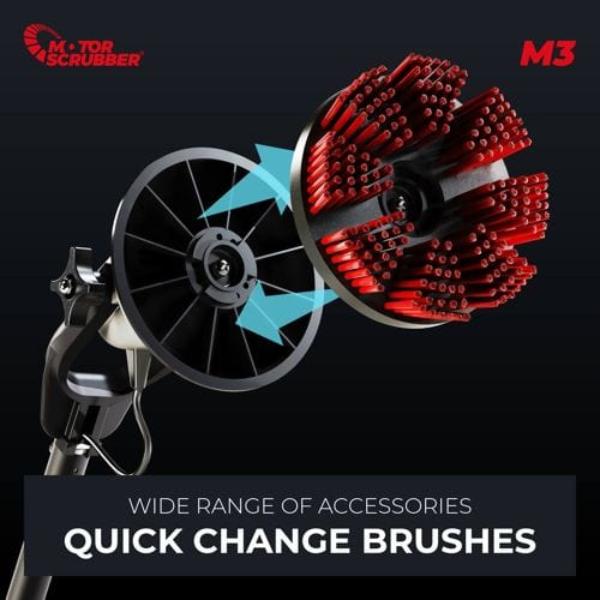 MotorScrubber | M3 Quick Change Brusher | Crystalwhite Cleaning Supplies Melbourne