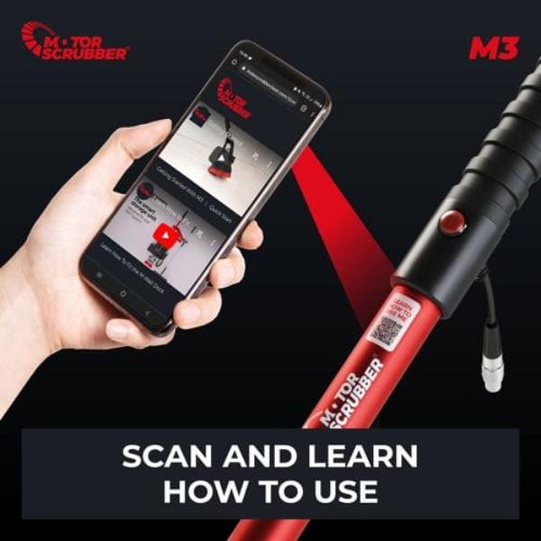 MotorScrubber | M3 Scan and Learn | Crystalwhite Cleaning Supplies Melbourne