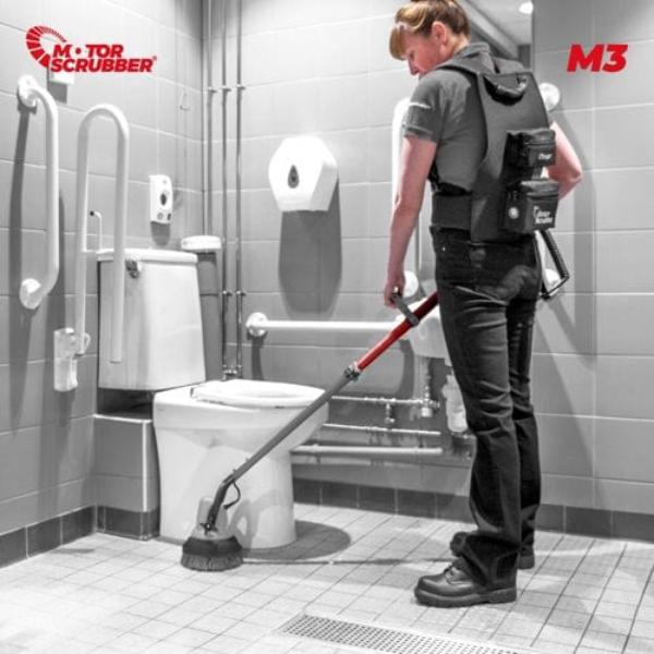 MotorScrubber | M3 Washroom Floor Cleaning | Crystalwhite Cleaning Supplies Melbourne