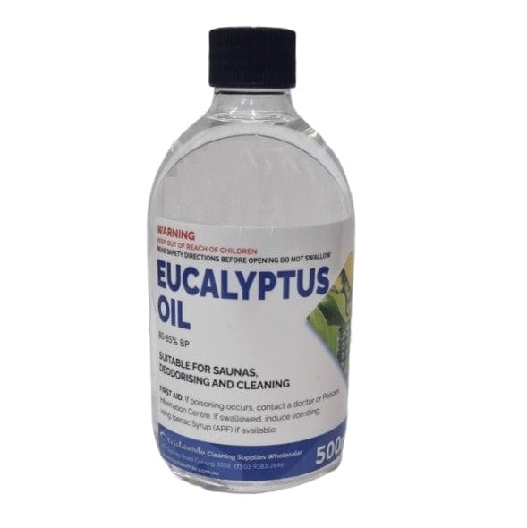 Crystalwhite Cleaning Supplies | Eucalyptus Oil 500ml | Crystalwhite Cleaning Supplies Melbourne