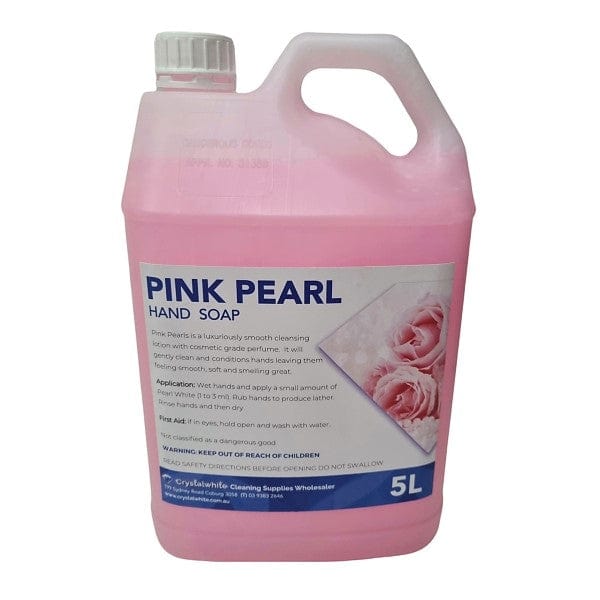 Crystalwhite | Pink Pearl Hand Soap 5Lt | Crystalwhite Cleaning Supplies Melbourne