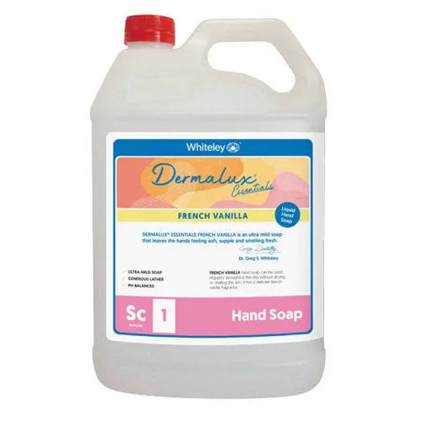 Whiteley Dermalux Essentials French Vanilla 5Lt Hand Soap