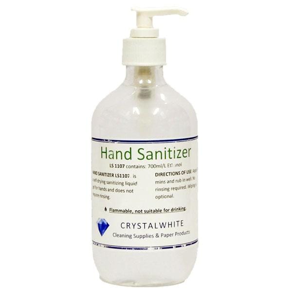 Crystalwhite Cleaning Supplies | Hand Sanitiser 250ml Alcohol rub 78% Ethanol. | Crystalwhite Cleaning Supplies Melbourne