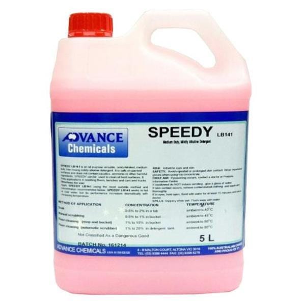 Advance Chemicals | Speedy Alkaline Detergent 5Lt or 25Lt | Crystalwhite Cleaning Supplies Melbourne