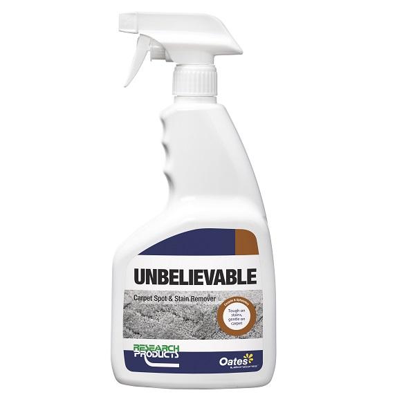 Oates Research Products | Unbelievable  750ml Pre-Spray | Crystalwhite Cleaning Supplies Melbourne