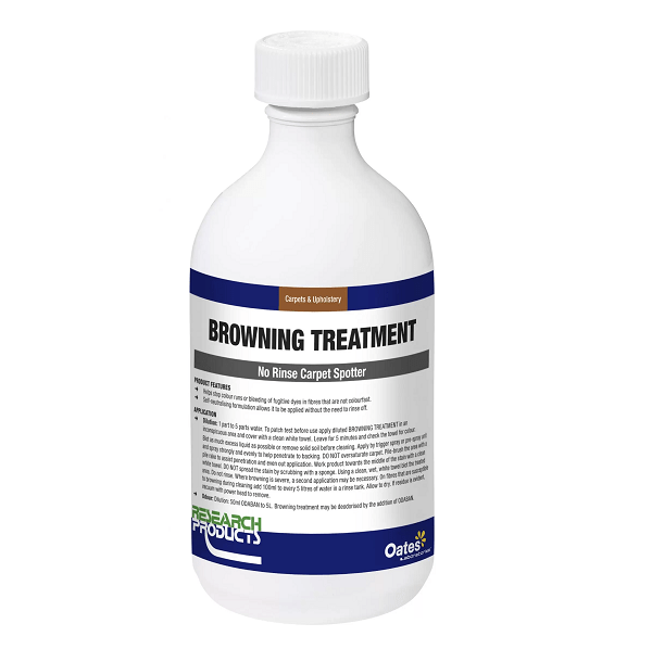 Research Products | Browning Treatment 500ml Carpet Cleaner | Crystalwhite Cleaning Supplies Melbourne