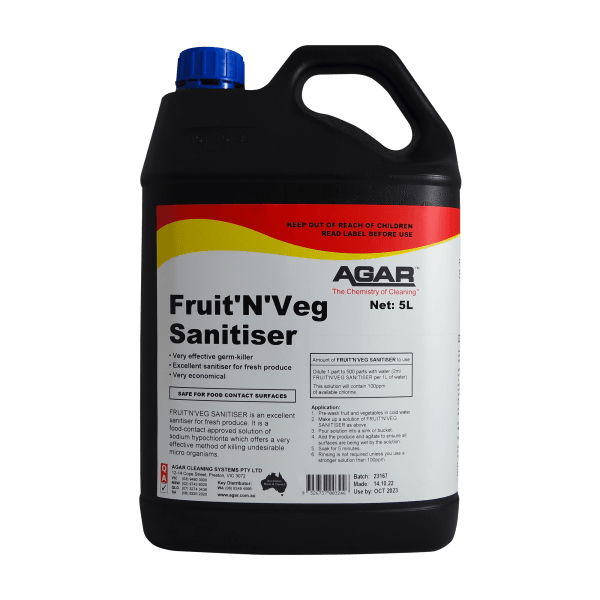 vendor-unknown | Agar Fruit N Veg Sanitiser | Crystalwhite Cleaning Supplies Melbourne