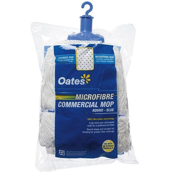 Oates | Microfibre Commercial Round Mop MH-MF-02B | Crystalwhite Cleaning Supplies Melbourne