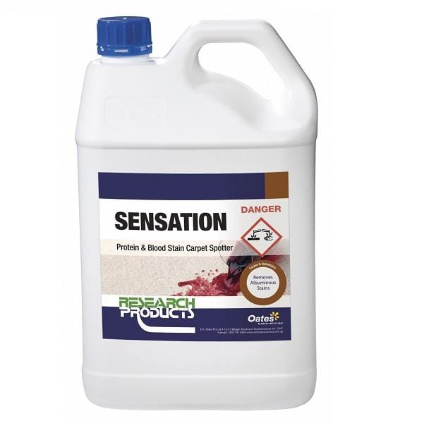 Oates Research Products | Sensation 5Lt Carpet Pre-Spray | Crystalwhite Cleaning Supplies Melbourne