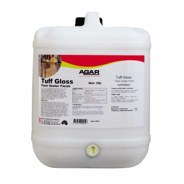 vendor-unknown | Agar Tuff Gloss Floor Polish and Sealer | Crystalwhite Cleaning Supplies Melbourne