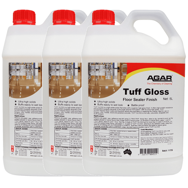 vendor-unknown | Agar Tuff Gloss Floor Polish and Sealer | Crystalwhite Cleaning Supplies Melbourne