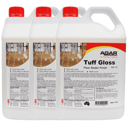 vendor-unknown | Agar Tuff Gloss Floor Polish and Sealer | Crystalwhite Cleaning Supplies Melbourne