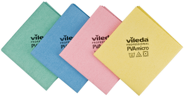 Oates | Vileda Professional PVA Microfibre Cleaning Clothes 38cm X 35cm | Crystalwhite Cleaning Supplies Melbourne